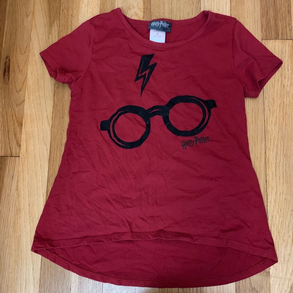 Harry Potter short sleeve high low tee